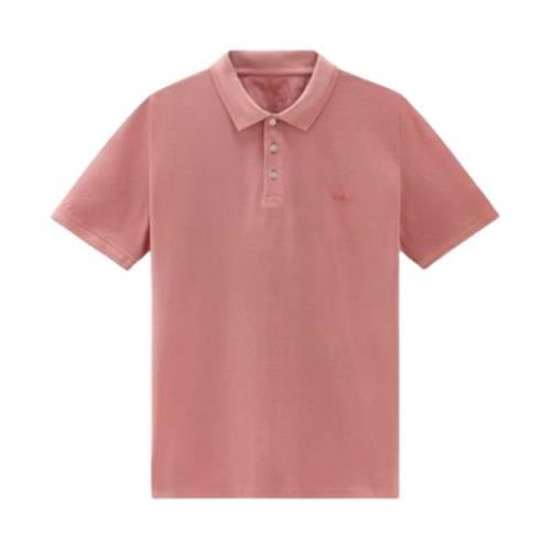 Mackinack Polo in  Sand Woolrich , Pink , Heren