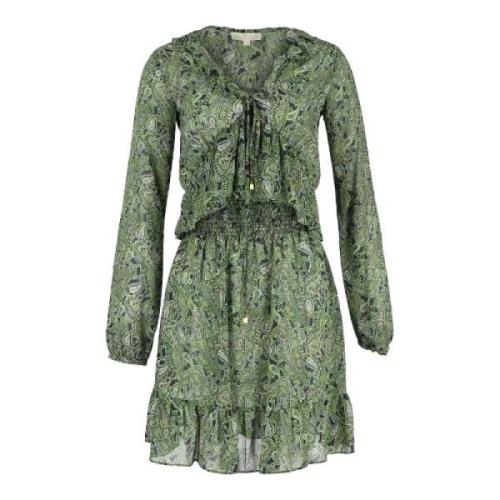 Pre-owned Cotton dresses Michael Kors Pre-owned , Green , Dames