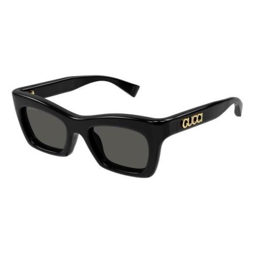 Stijlvolle zonnebril voor vrouwen Gucci , Black , Dames