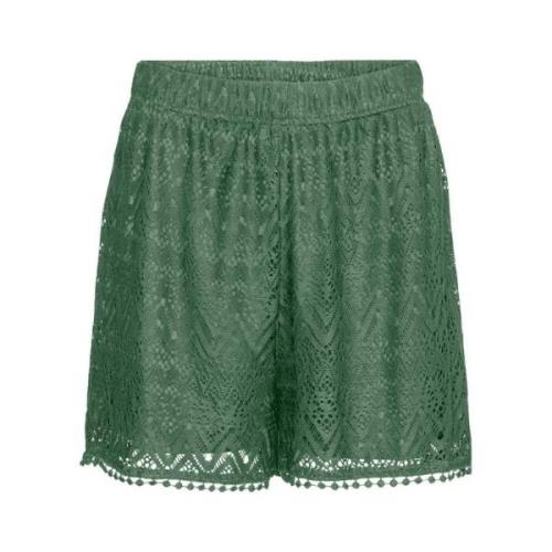 Hoge Taille Shorts Hedge Green Vero Moda , Green , Dames