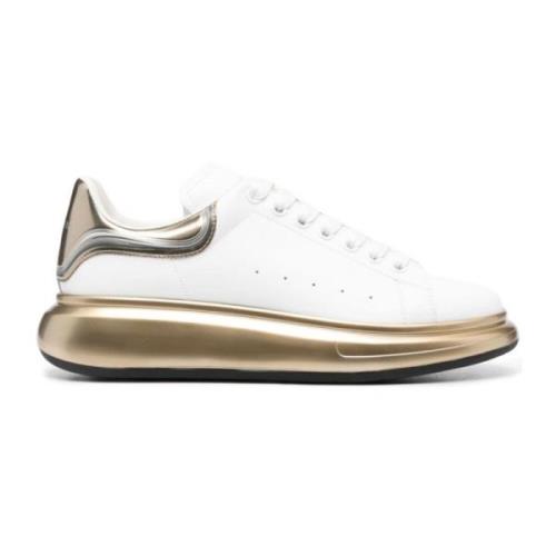 Oversized Sneakers met Geperforeerd Detail Alexander McQueen , White ,...