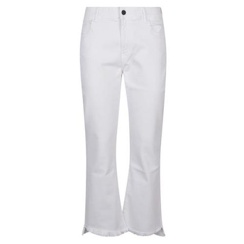 Flared Jeans Liviana Conti , White , Dames