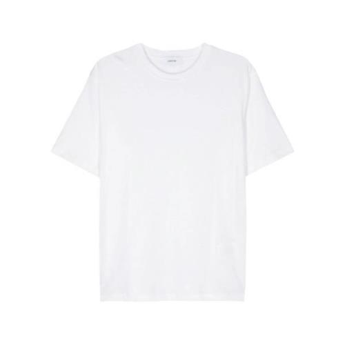 Witte Crew Neck T-shirt Lardini , White , Heren