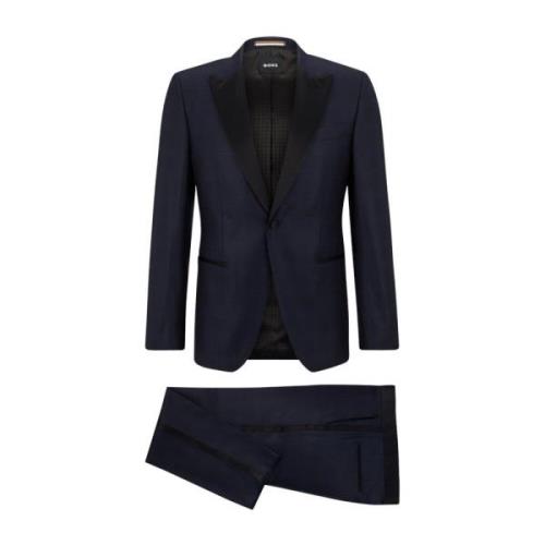 Elegante Tuxedo Jurk Boss , Blue , Heren