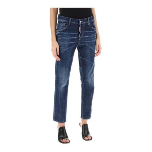 Straight Jeans Dsquared2 , Blue , Dames