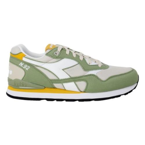 Stijlvolle Groene Veterschoenen Diadora , Multicolor , Heren