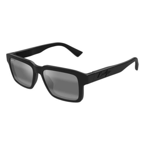 Klassieke gepolariseerde zonnebril mat zwart Maui Jim , Black , Dames