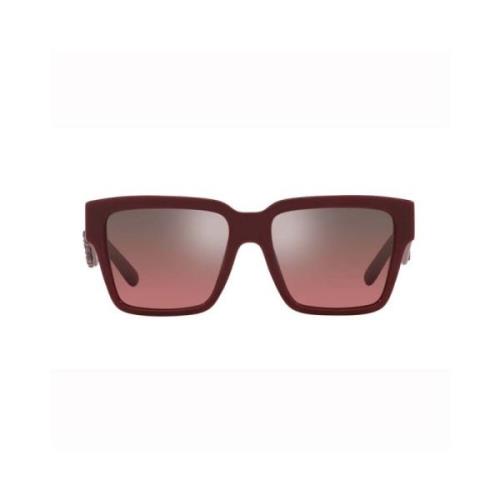 Trendy vierkante zonnebril 4436 30917E Dolce & Gabbana , Red , Dames