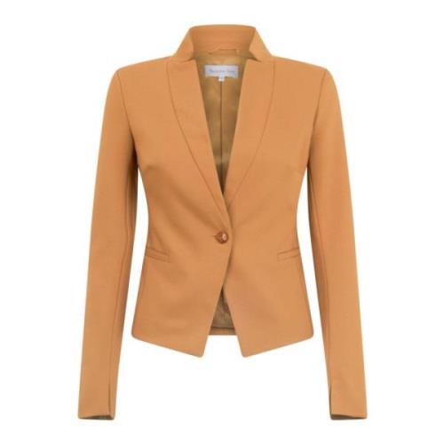 Beige Slim Fit Blazer Patrizia Pepe , Beige , Dames