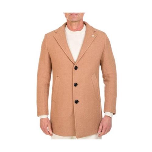 Elegant Cappotto Coat Manuel Ritz , Beige , Heren