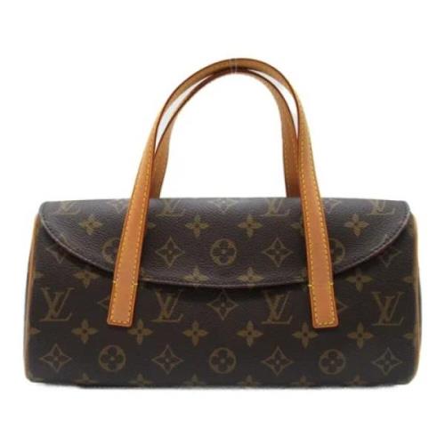 Pre-owned Canvas handbags Louis Vuitton Vintage , Brown , Dames