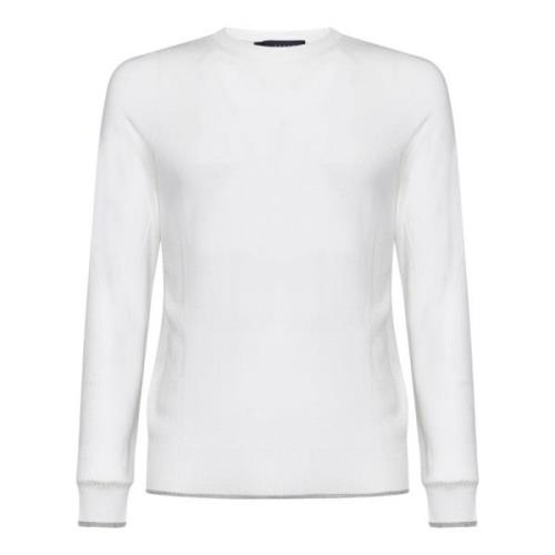 Witte Zomer Crew-Neck Sweater Sease , White , Heren
