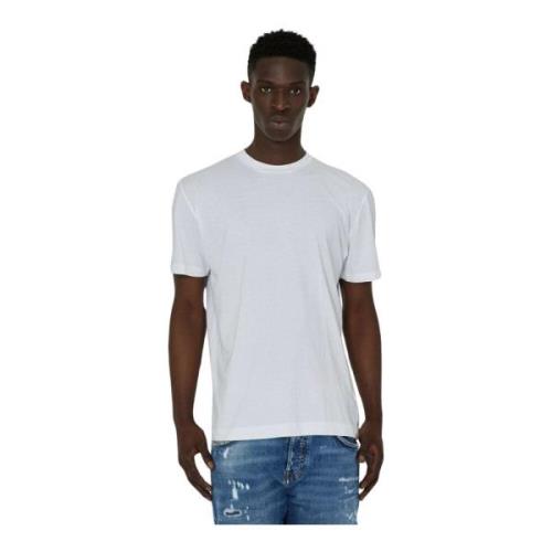 Ronde Hals Slim Fit Bedrukt T-shirt John Richmond , White , Heren