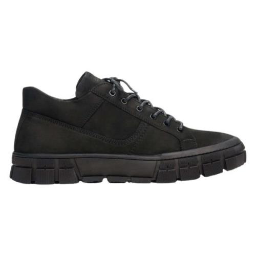 Heren Zwarte Winter Schoenen gemaakt van Echt Nubuck Er00112050 Estro ...