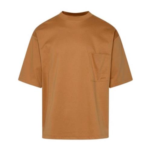 Bruin Latte Zak T-shirt Lanvin , Brown , Heren