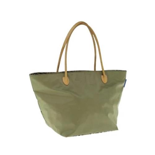 Pre-owned Nylon shoulder-bags Burberry Vintage , Green , Dames