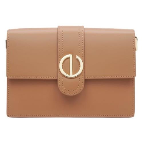 Dames Bruine Italiaanse Leren Handtas Er00114778 Estro , Brown , Dames