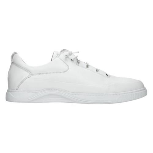 Heren Witte Lage Sneakers gemaakt van Echt Leer ES8 Er00110939 Estro ,...