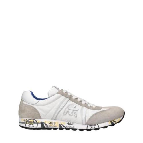 Casual Hybride Leren Sneakers Wit Premiata , White , Dames