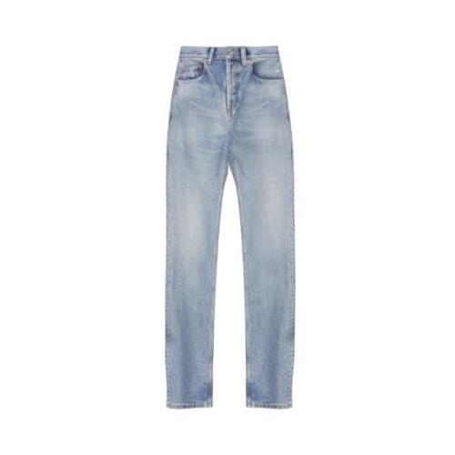 Straight Jeans Saint Laurent , Blue , Dames