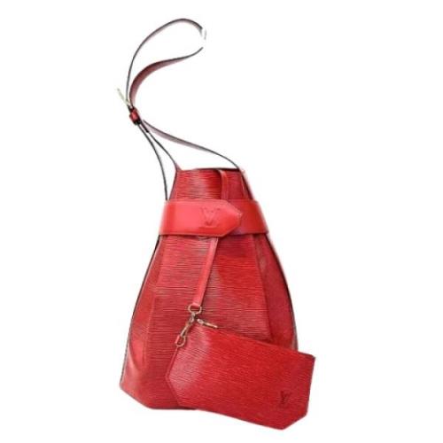 Pre-owned Leather louis-vuitton-bags Louis Vuitton Vintage , Red , Dam...