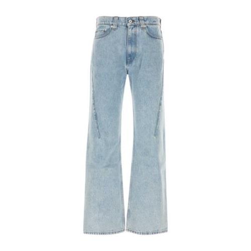 Klassieke Denim Jeans Y/Project , Blue , Heren