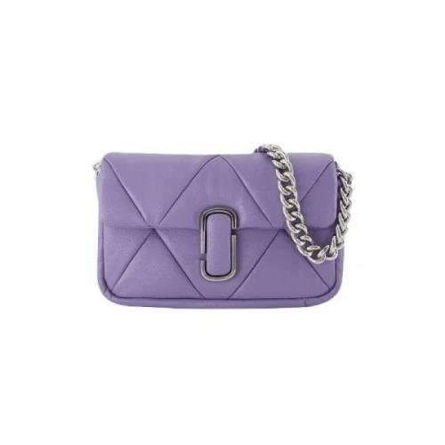 Leather shoulder-bags Marc Jacobs , Purple , Dames