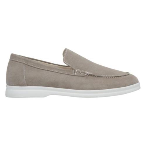 Dames Donkergrijze Suède Loafers Er00112382 Estro , Gray , Dames