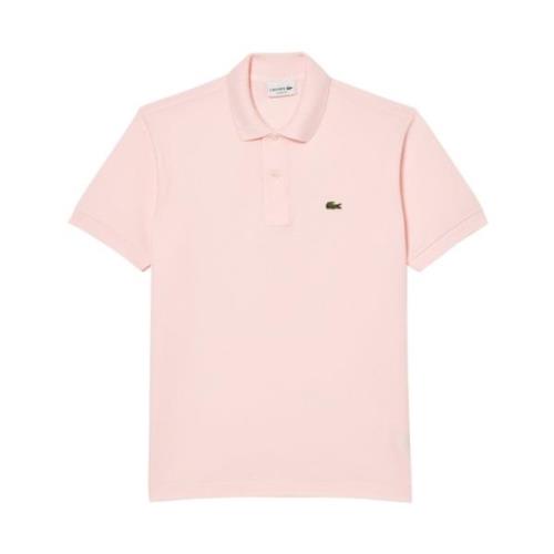 Roze Polo Shirt Klassiek Katoen Lacoste , Pink , Heren