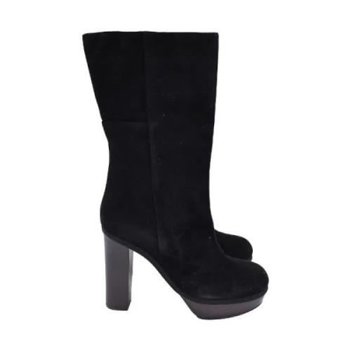 Pre-owned Suede boots Marni Pre-owned , Black , Dames