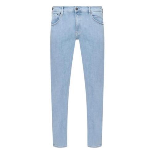 Blauwe Knoop Rits Jeans Calvin Klein , Blue , Heren
