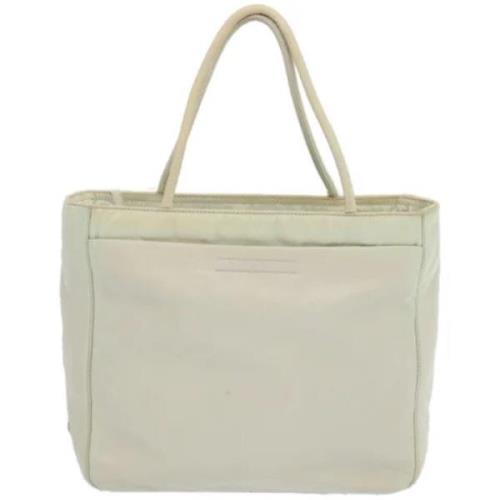 Pre-owned Fabric shoulder-bags Prada Vintage , White , Dames