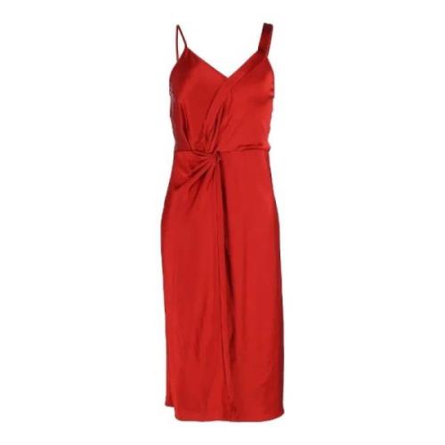 Pre-owned Satin dresses Alexander Wang Pre-owned , Red , Dames
