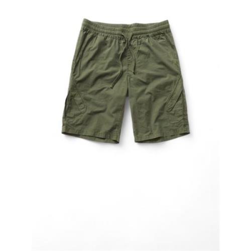 Militair Groene Bermuda Shorts met Zijzakken Blauer , Green , Heren