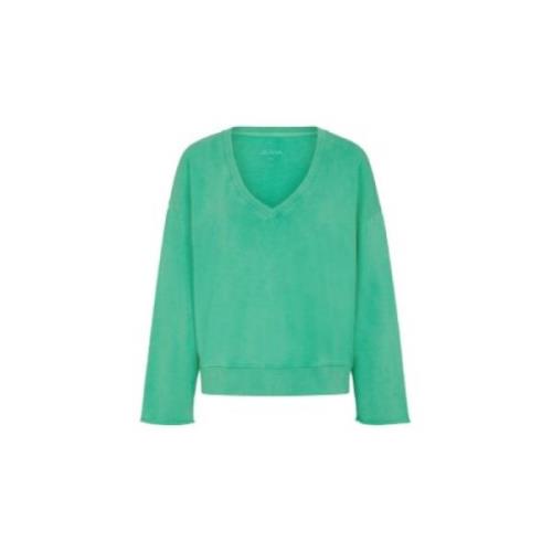 Groene Modieuze Sweatshirt Juvia , Green , Dames