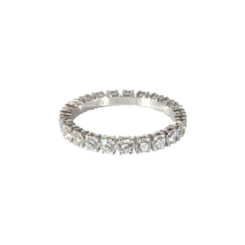 Pre-owned Platinum rings Cartier Vintage , Gray , Dames