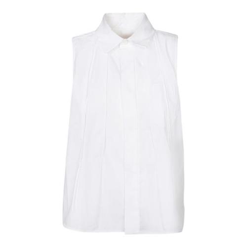 Witte T-shirts & Polos voor vrouwen Sacai , White , Dames