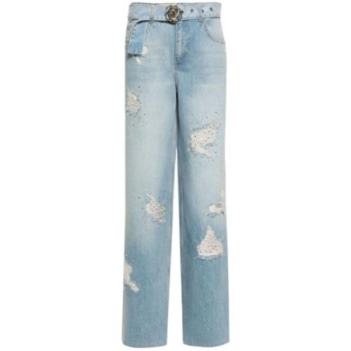 Klassieke Denim Jeans voor Dagelijks Gebruik Blugirl , Blue , Dames