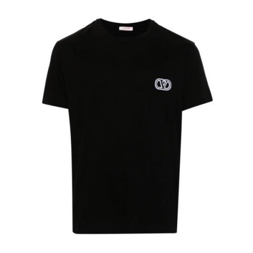 Stijlvol T-Shirt 420 Ontwerp Valentino Garavani , Black , Heren