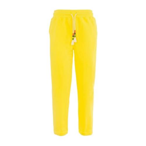 Gele katoenen broek voor vrouwen Suns , Yellow , Dames