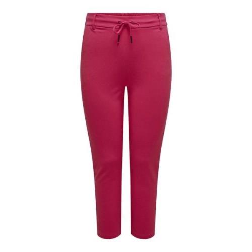 Goud Trash Life Classic Broek Only Carmakoma , Red , Dames
