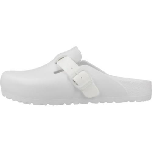 Stijlvolle Boston Muiltjes voor Vrouwen Birkenstock , White , Dames