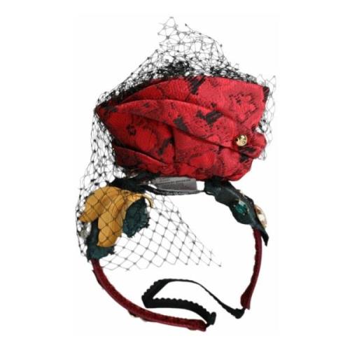 Rozenzijden kristalnet hoofdband Dolce & Gabbana , Multicolor , Dames