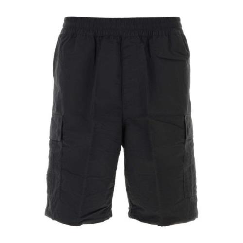 Zwarte Nylon Cargo Shorts Carhartt Wip , Black , Heren