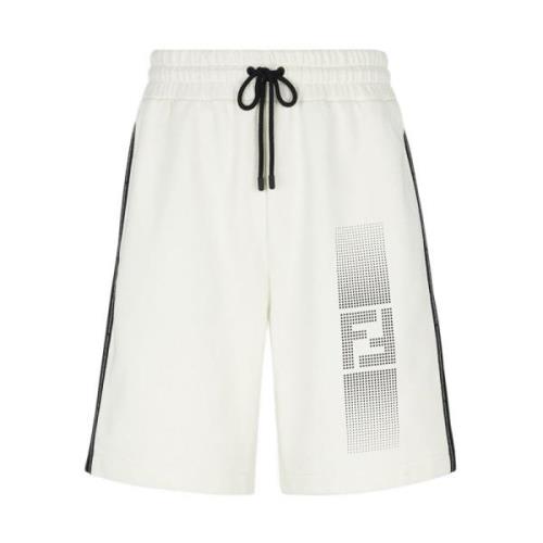 Casual Shorts Fendi , White , Heren