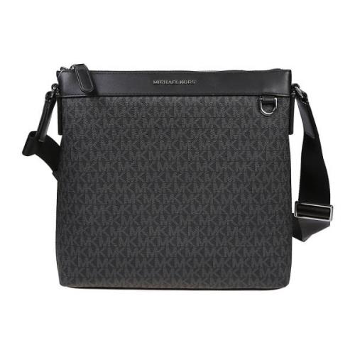 Zwarte Crossbody Tas Michael Kors , Black , Heren