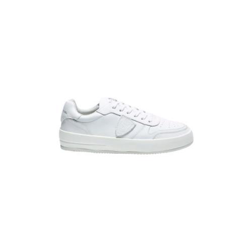 Stijlvolle Sneakers voor Mannen en Vrouwen Philippe Model , White , He...