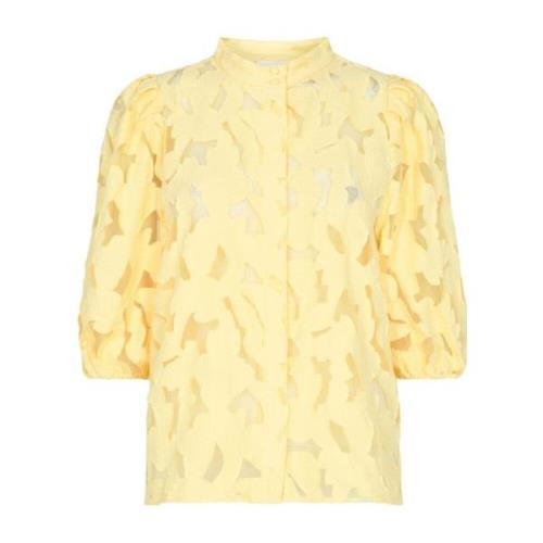 Aster 2 French Vanilla Shirt Levete Room , Yellow , Dames