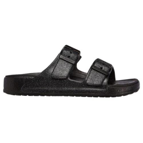 Comfort Sandaal Slippers Skechers , Black , Dames
