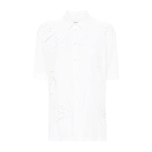 Witte Broderie Anglaise Shirt Isabel Marant , White , Dames